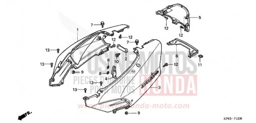 HOUSSE DE CARROSSERIE NSS2501 de 2001